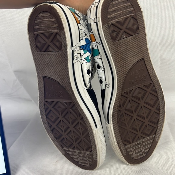 Converse All Star Chuck Taylor Hi Top Long Neck People Shoes Sz Mens 12 WMN 14 - Picture 8 of 8